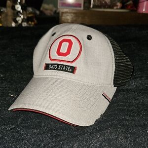 Colosseum Gray and Black Ohio State Hat